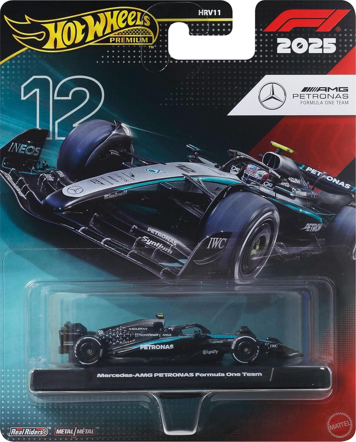 Hot Wheels F1 Mercedes Antonelli 1:64 ölçekli, JKD92