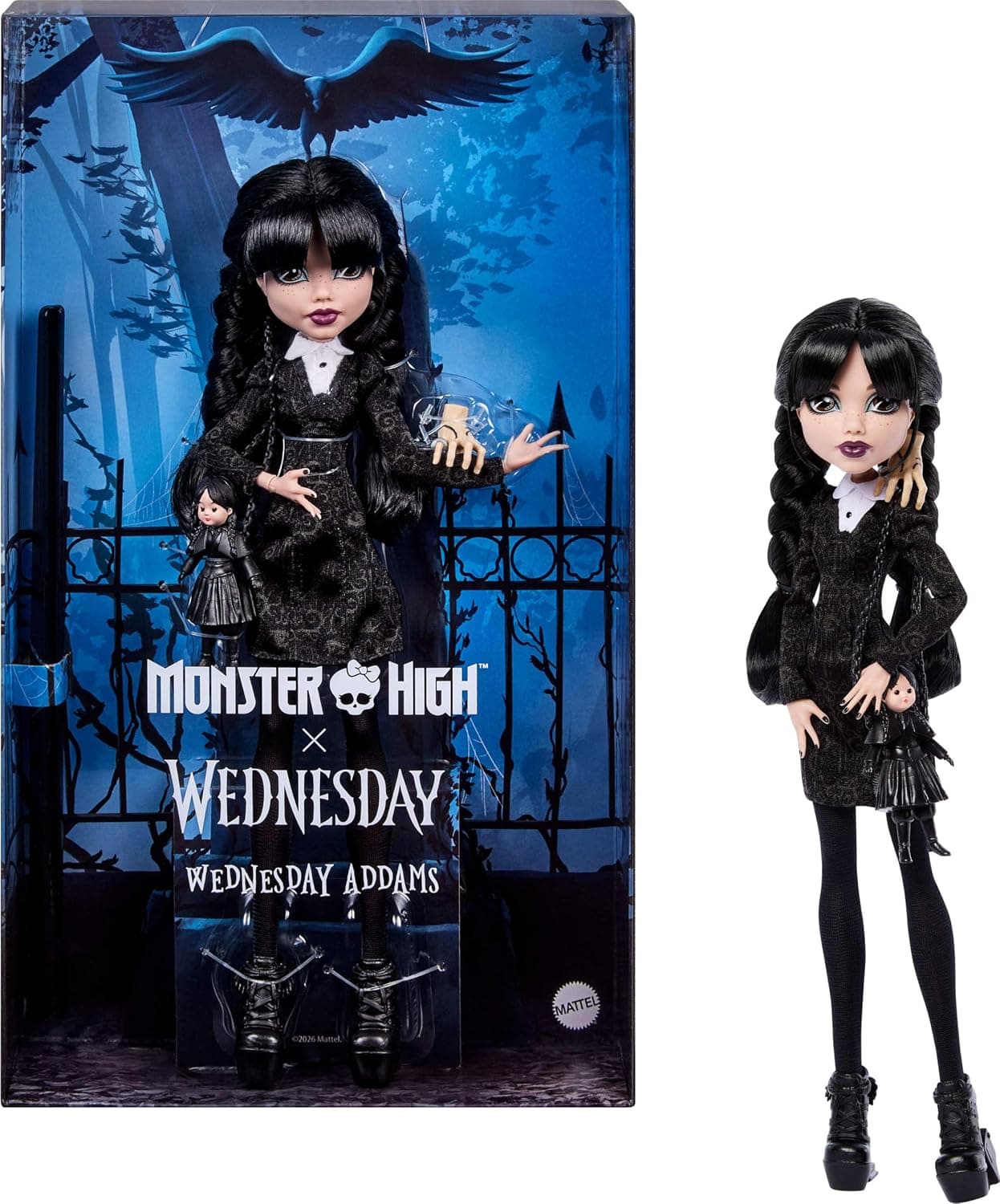 Monster High Koleksiyon Wednesday Addams Bebek