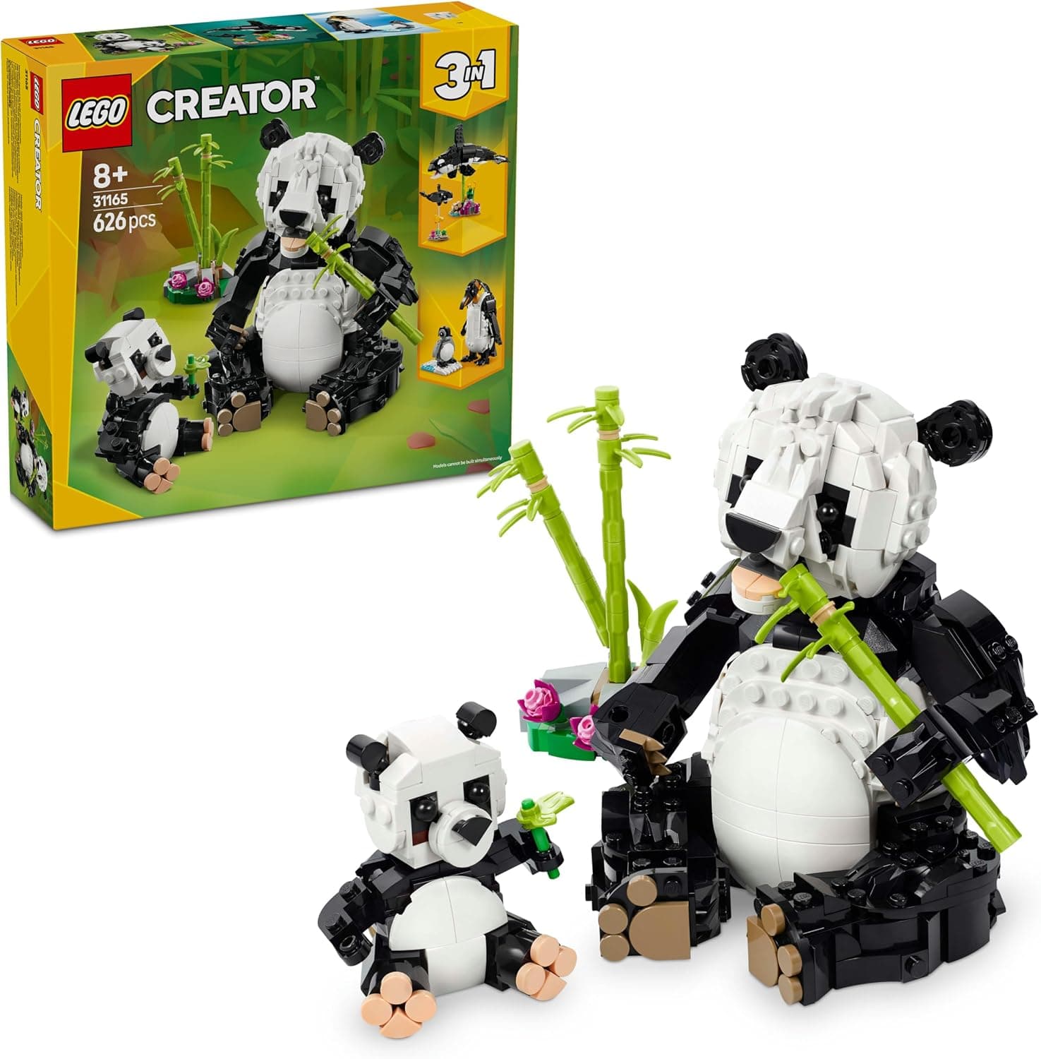 LEGO Creator 3’ü 1 Arada Vahşi Hayvanlar: Panda Ailesi 31165