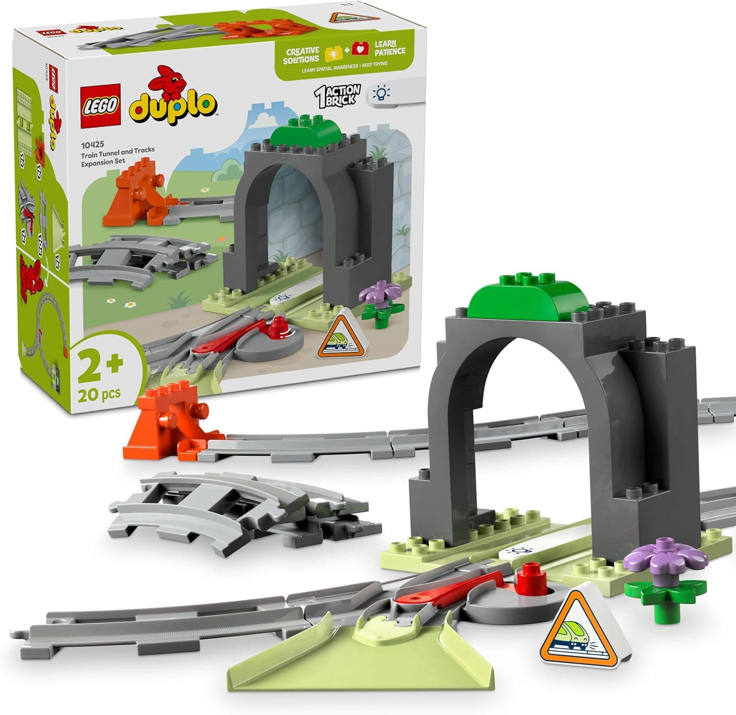 LEGO DUPLO Town Tren Tüneli ve Rayları Ek Macera Seti 10425