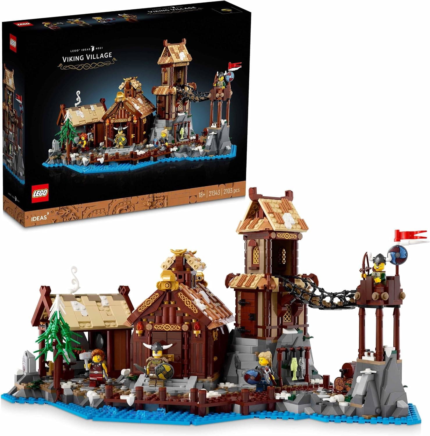 LEGO 21343 Viking Köyü - Yeni.