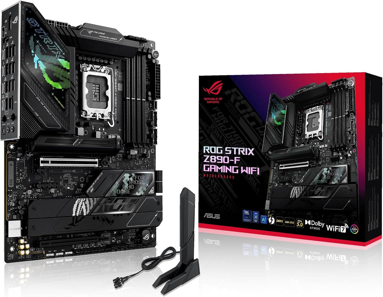 ASUS ROG STRIX Z890-F GAMING WIFI WiFi7 Intel LGA1851 ATX Anakart