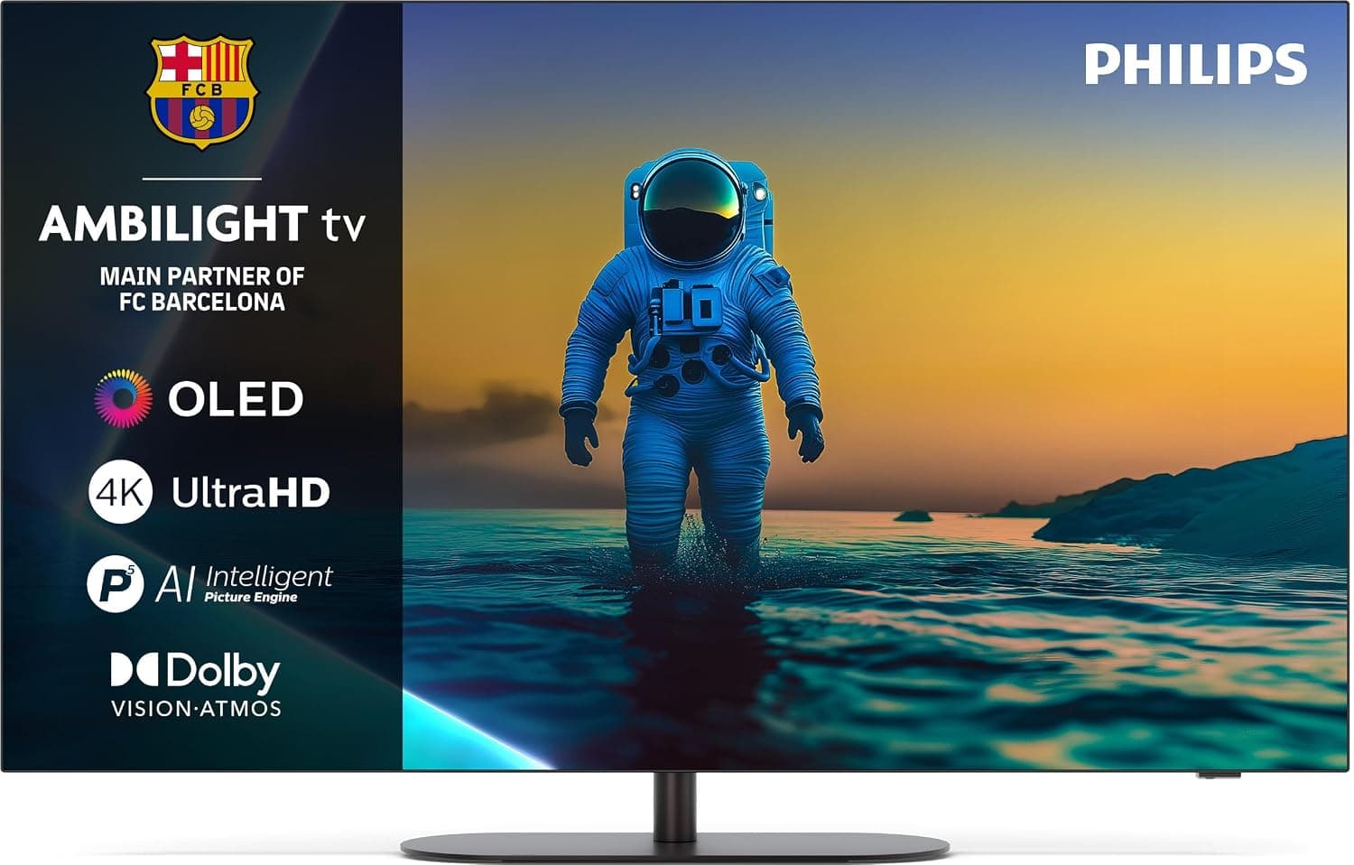 Philips Ambilight TV 55OLED810/12 4K UHD OLED 139cm 55" Smart TV Dolby Vision Dolby Atmos Google TV