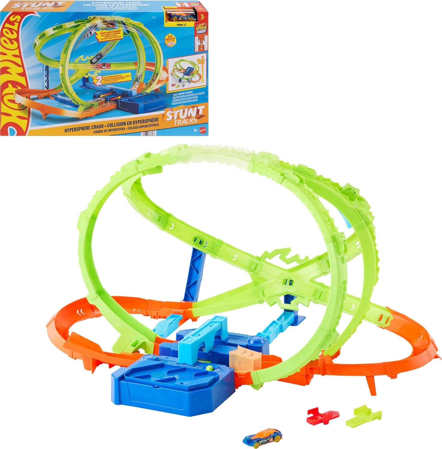 Hot Wheels Stunt Tracks HyperSphere Çarpışma Oyun Seti