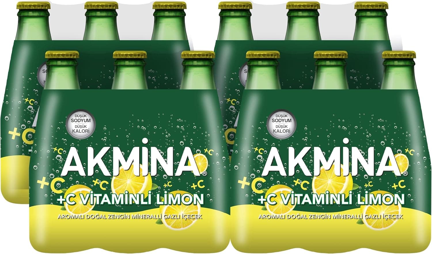 Akmina Limon Aromalı 200Ml X 24
