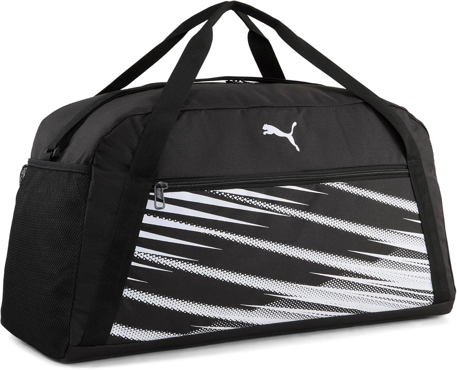 PUMA ATTACANTO Sports Bag M Unisex Yetişkin Spor Çantası PUMA Black-PUMA White Tek Beden
