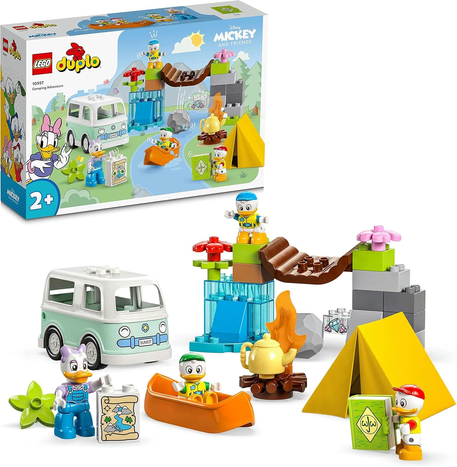 LEGO DUPLO ǀ Disney Mickey and Friends Kamp Macerası 10997 (37 Parça)