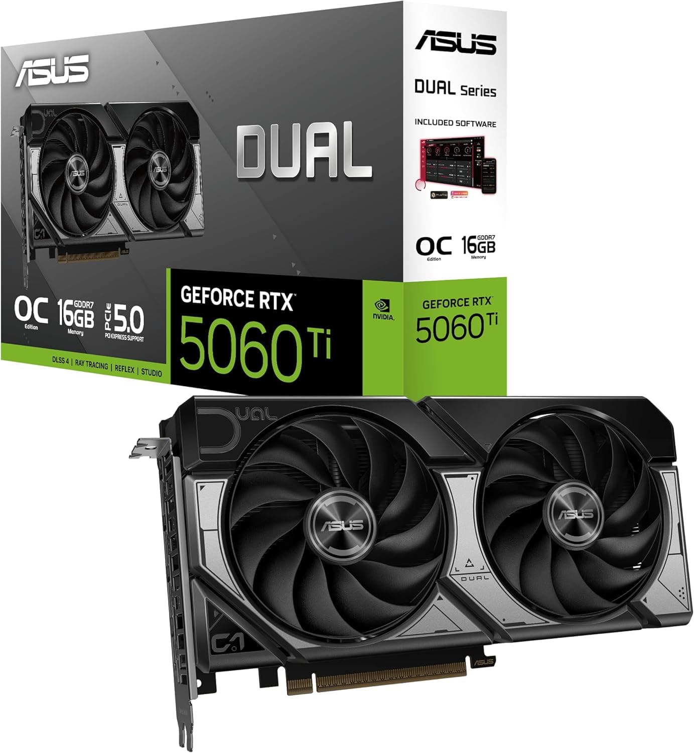 ASUS DUAL GeForce RTX 5060 Ti 16GB GDDR7 OC Edition Gaming Ekran Kartı