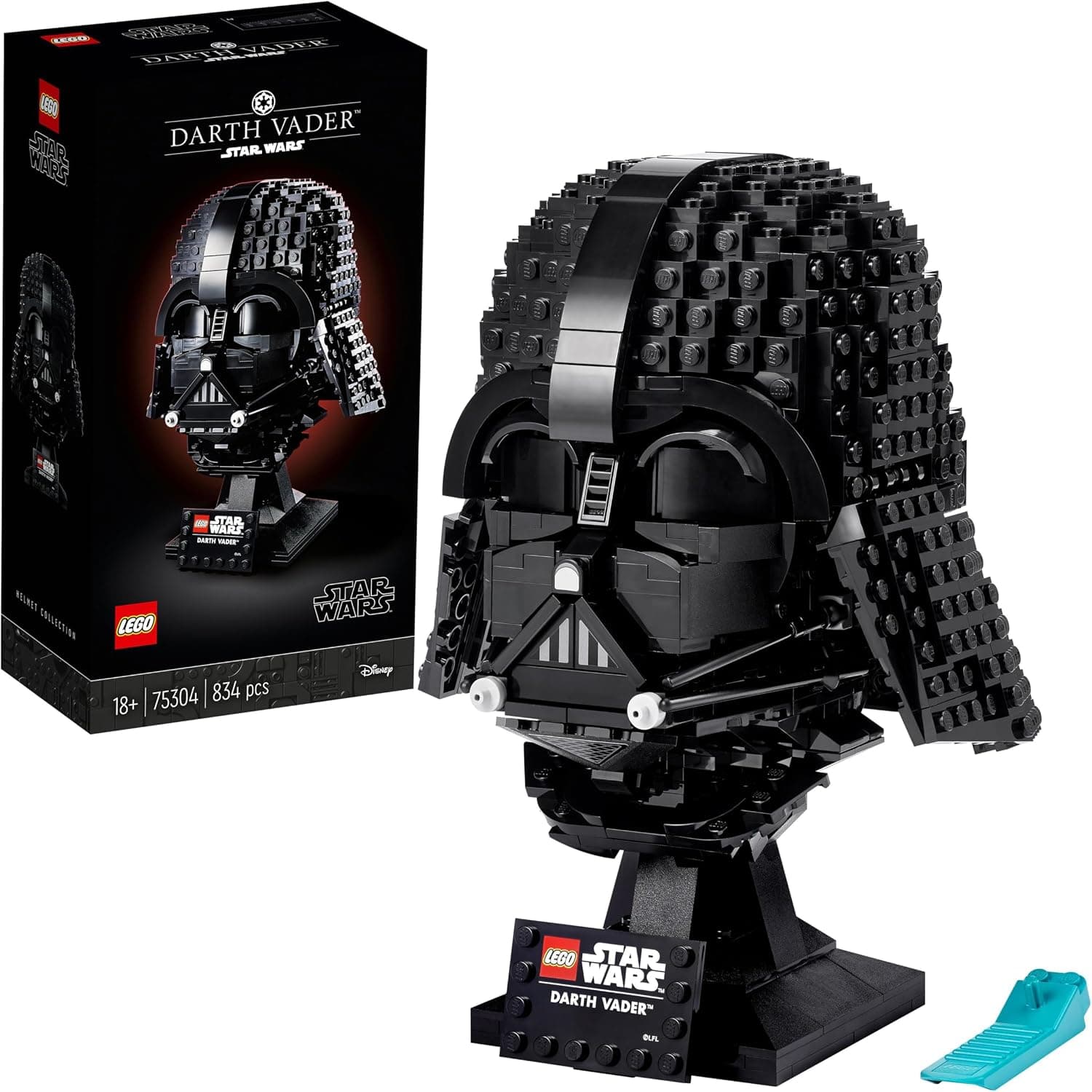 LEGO Star Wars Darth Vader Kaskı 75304 - Yetişkin Star Wars Sevenler İçin Koleksiyonluk Yaratıcı Yapım Seti (834 Parça)