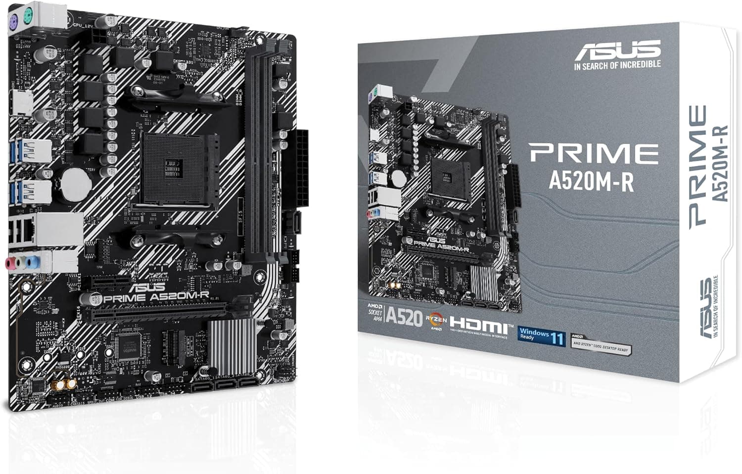 Asus Prime A520M-R AMD Soket AM4 DDR4 5100MHz mATX Anakart
