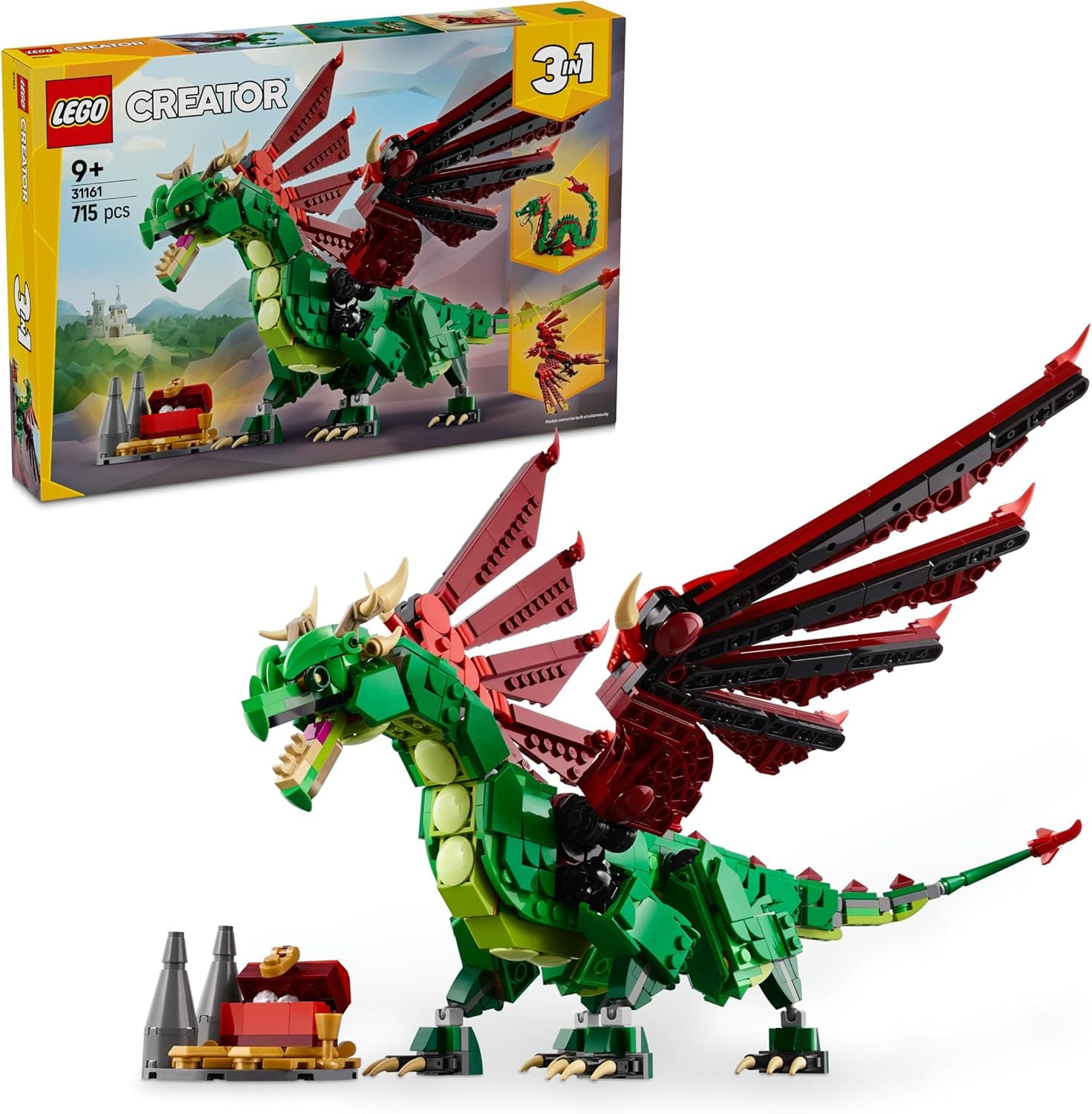 LEGO Creator 3’ü 1 Arada Orta Çağ Ejderhası 31161