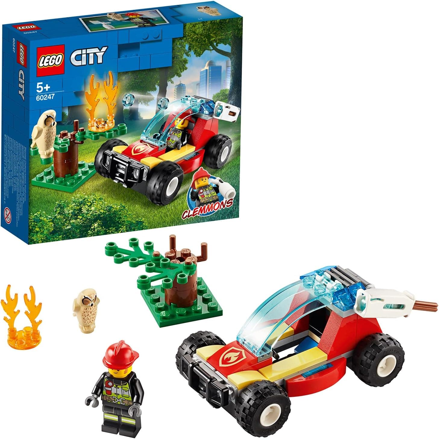 LEGO City Orman Yangını 60247 - Çocuklar için Yaratıcı Oyuncak Yapım Seti (84 Parça)