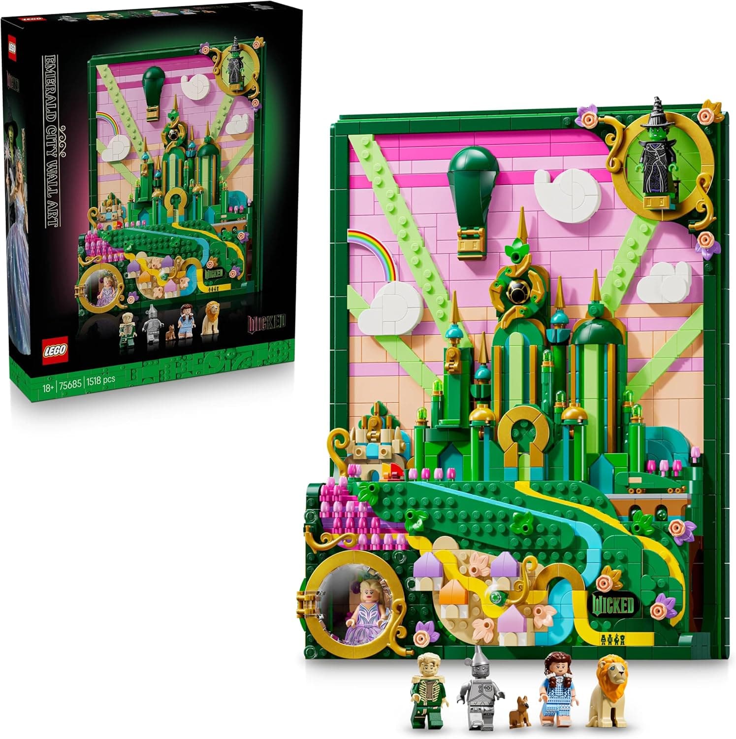LEGO Wicked Emerald City Duvar Tablosu 75685