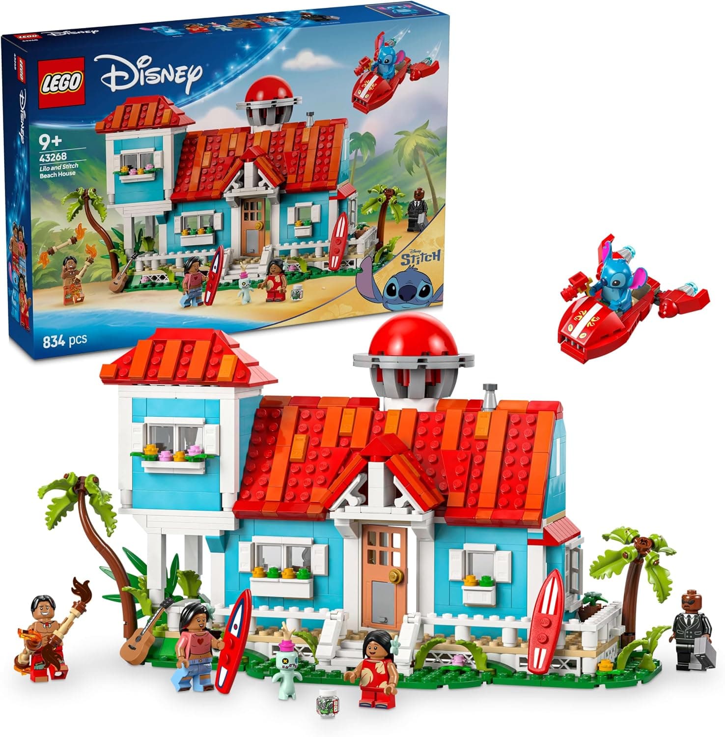 LEGO Disney Lilo ve Stiç Plaj Evi 43268