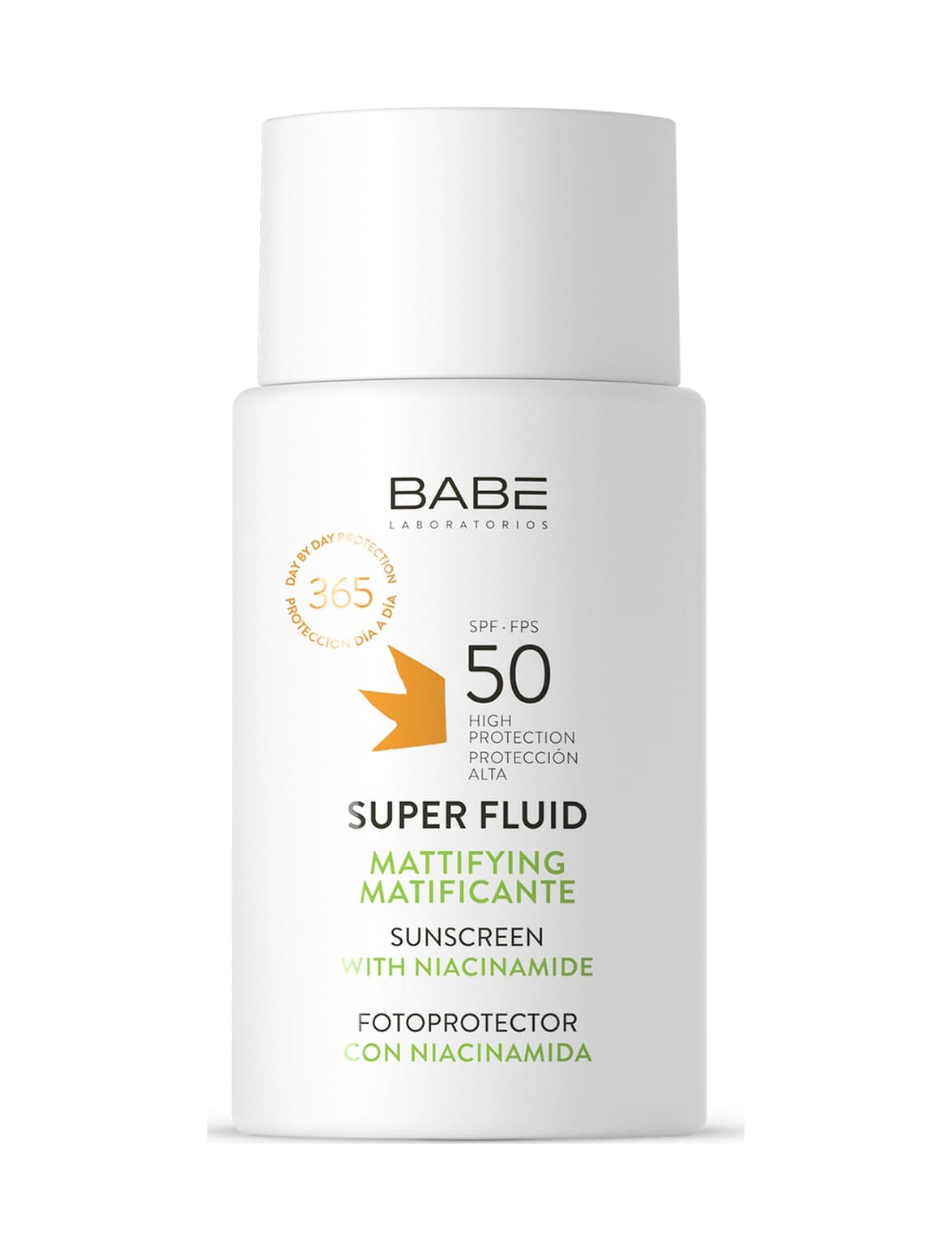 Babe Super Fluid Sunscreen Mattifying SPF50 50ml - Yağlı Ciltler İçin Matlaştırıcı Yüz Güneş Kremi