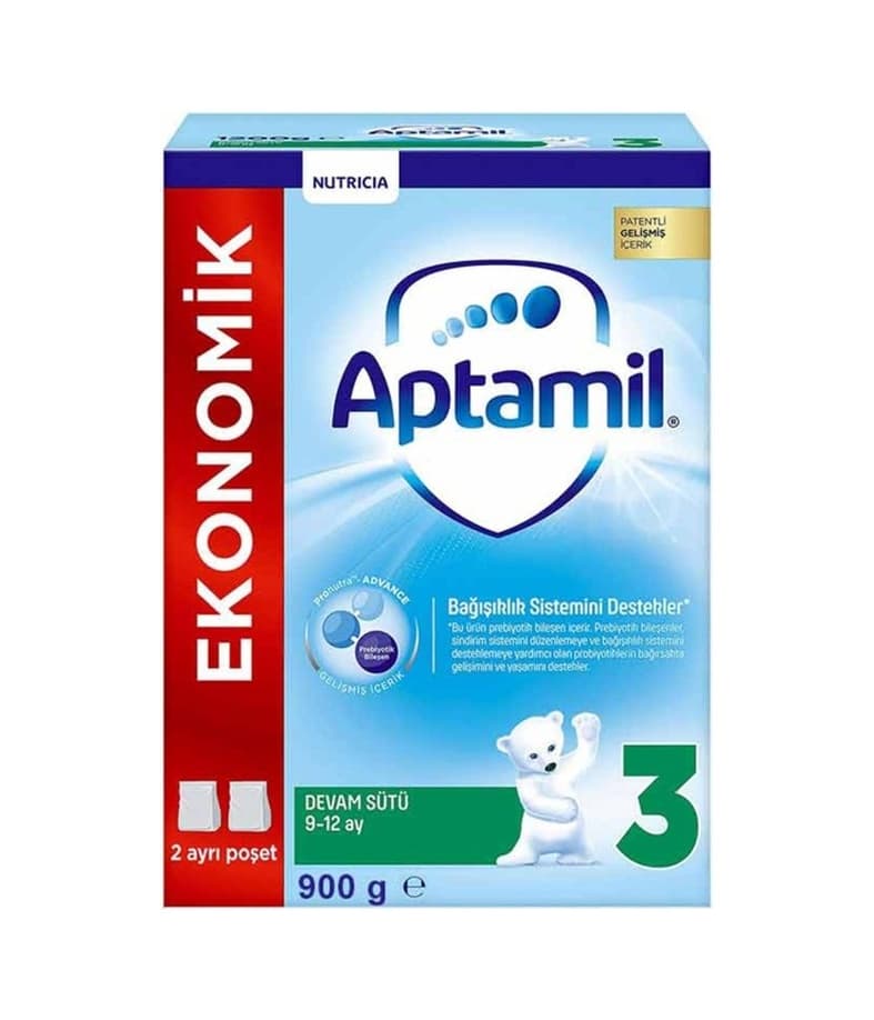 Aptamil 3 Bebek Devam Sütü 9 - 12 Ay 900 G