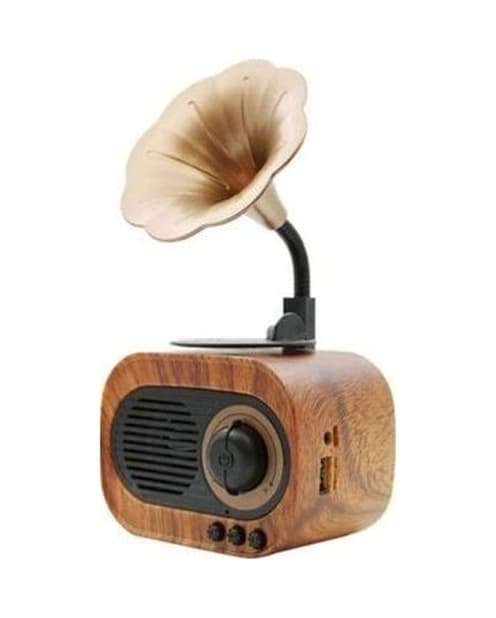 B5 Nostaljik Mini Radyo Gramofon Bluetooth/Radyo/Usb/Sd