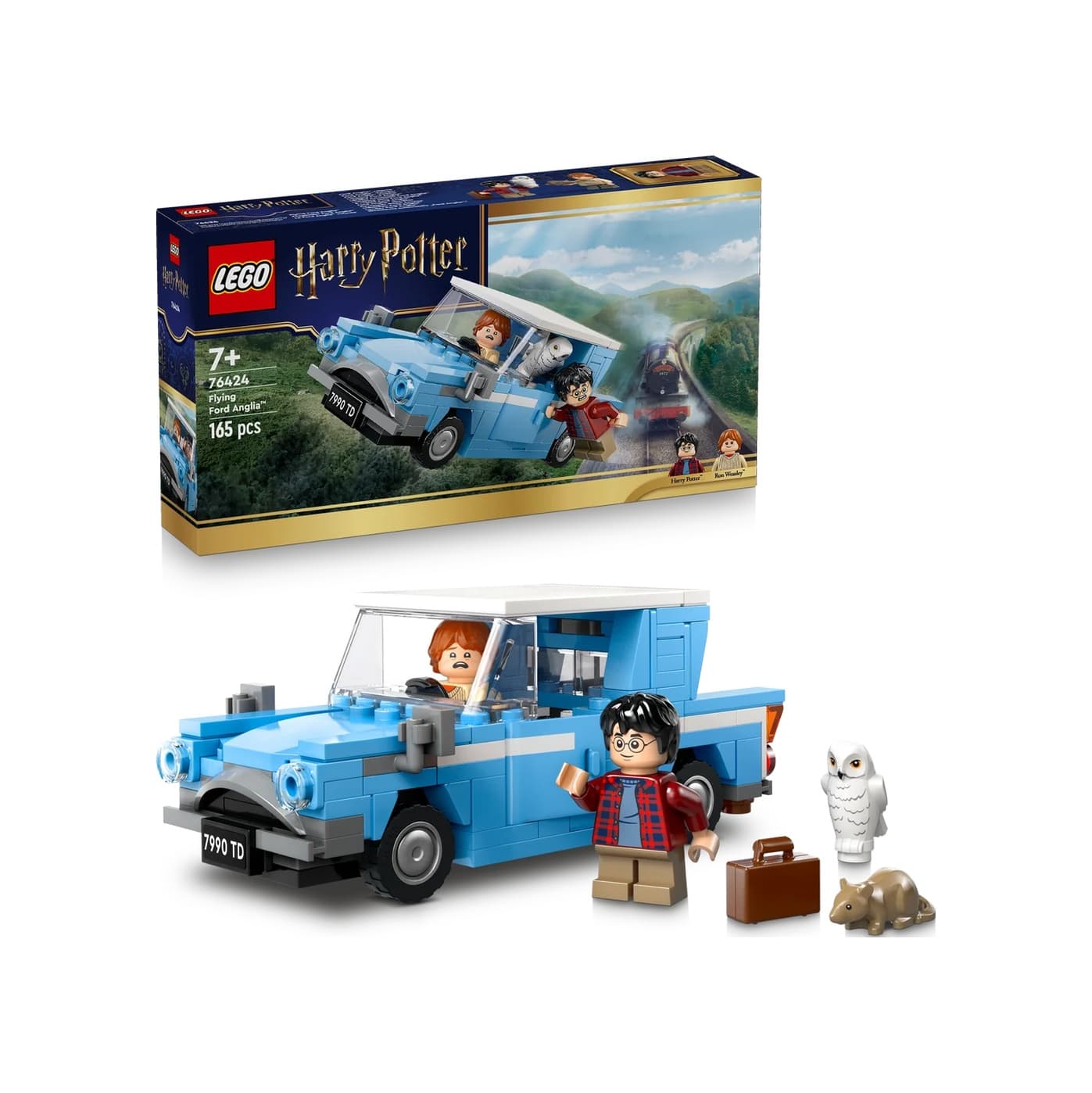 LEGO® Harry Potter(tm) Uçan Ford Anglia(tm) 76424 7+ Yaratıcı Oyuncak Yapım Seti - 165 Parça