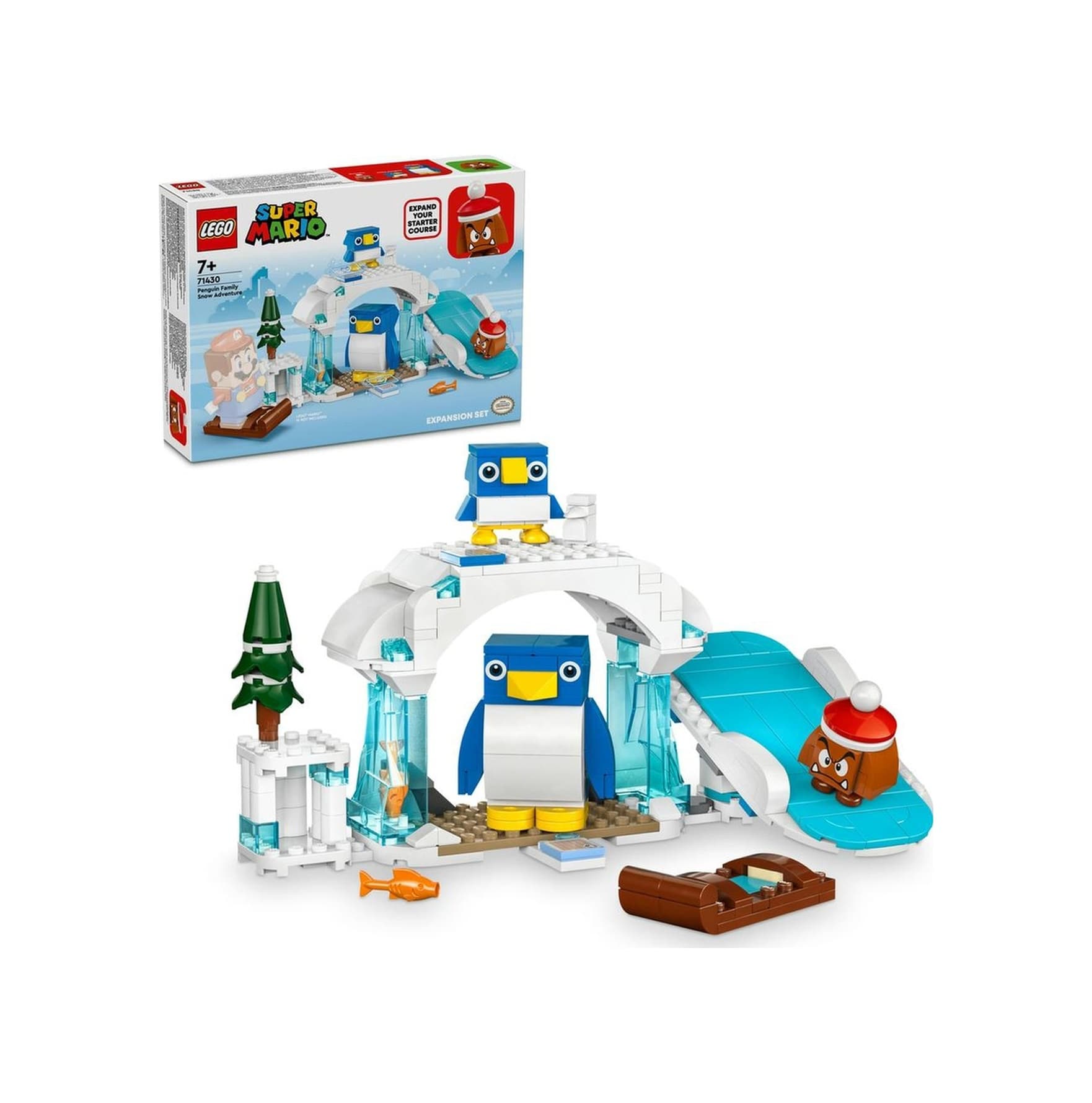LEGO® Super Mario™ Penguin Ailesi Kar Macerası Ek Macera Seti 71430-7+ Yaratıcı Oyuncak Yapım Seti - 228 Parça