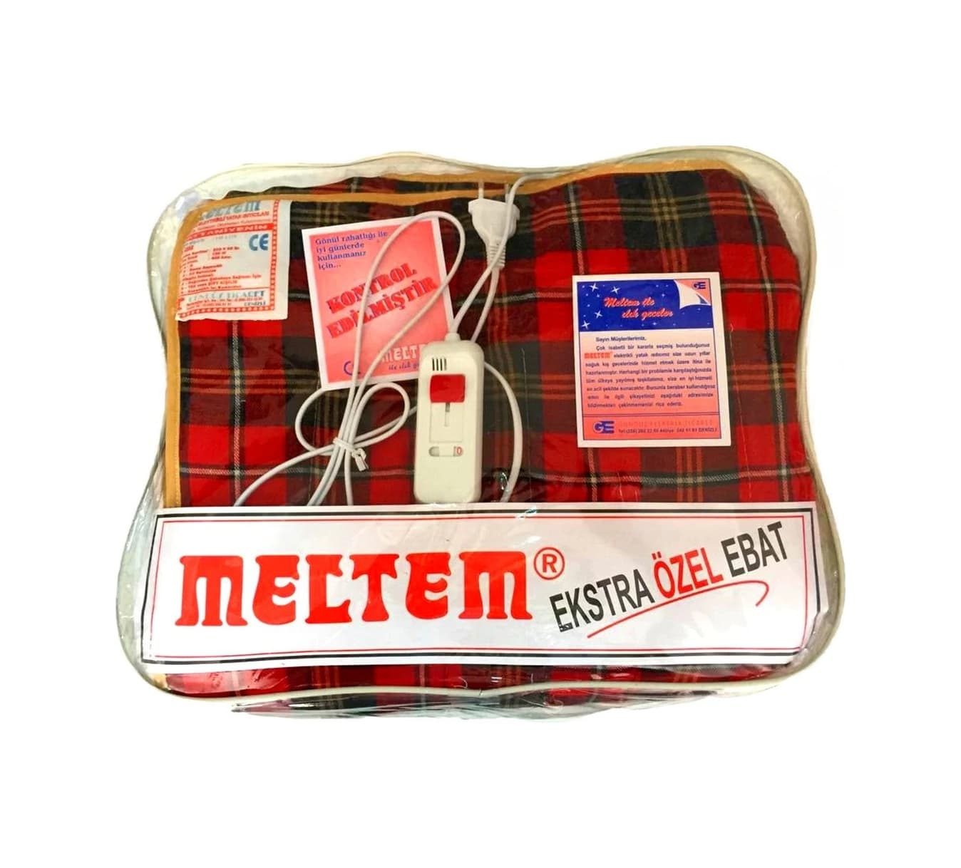 Meltem Battal Boy Elektrikli Battaniye 140 x 175 CM Çok Renkli