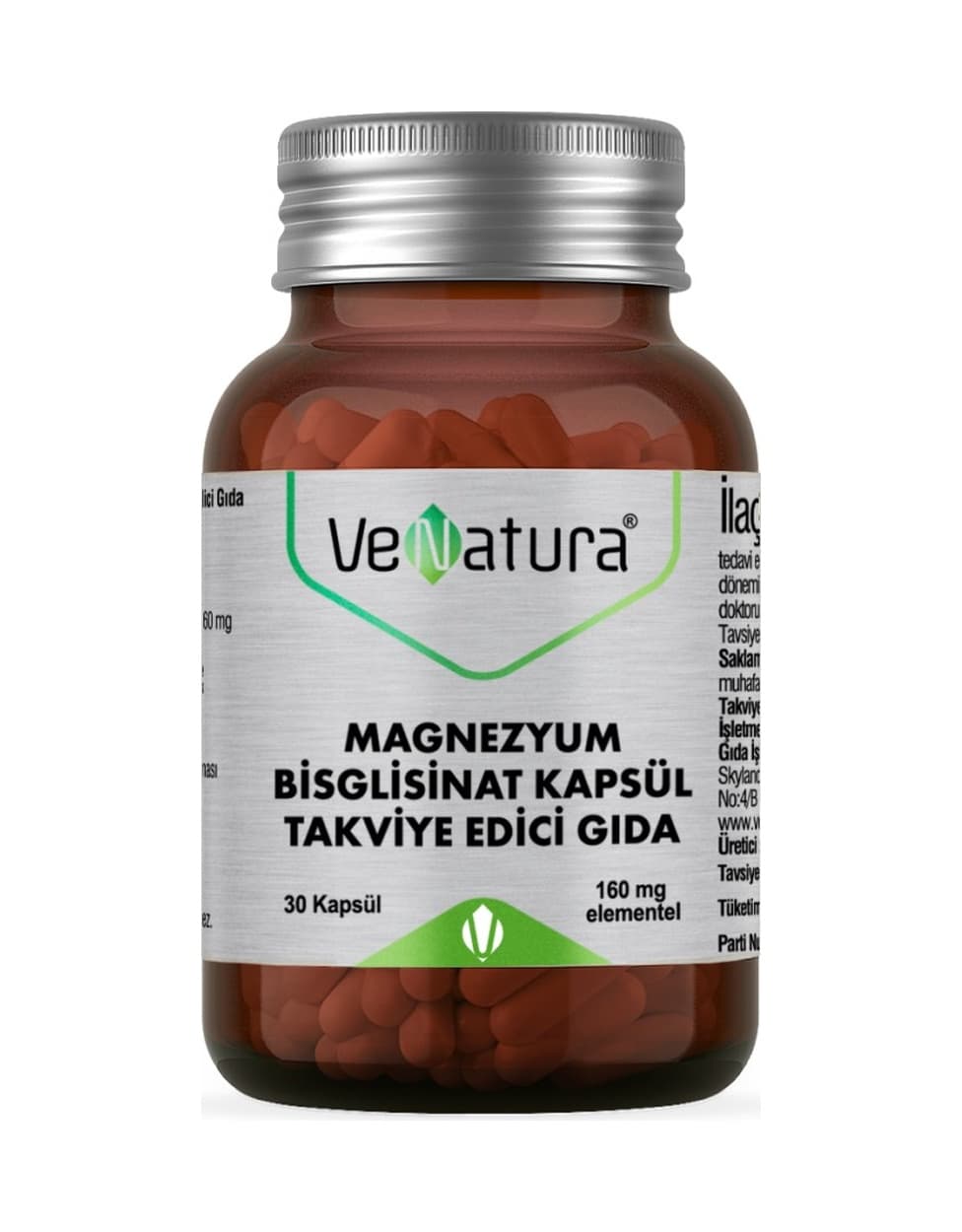 VeNatura Magnezyum Bisglisinat 30 Kapsül