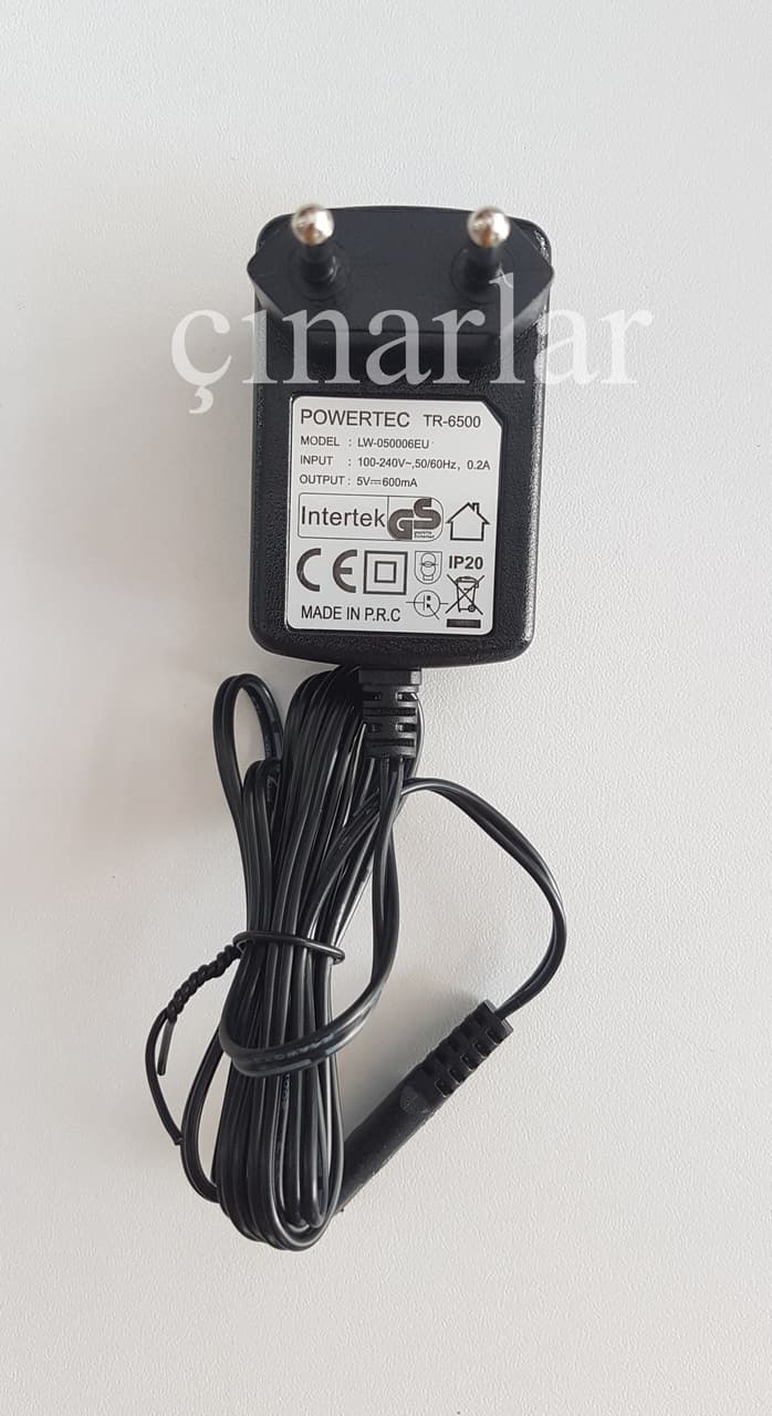 Powertec Tr 6500 Adaptör