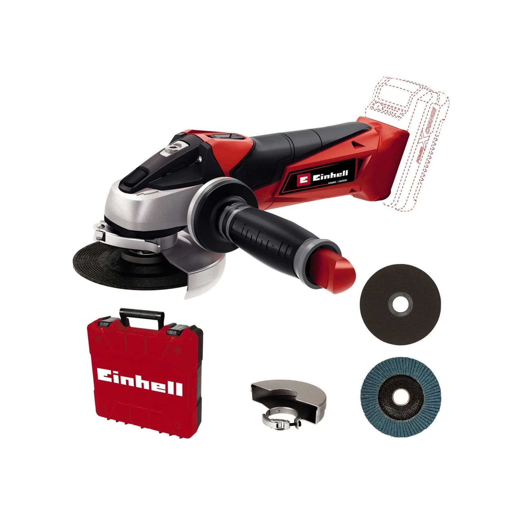 Einhell TE-AG 18/115 Li - Solo ACC Akülü Avuç Taşlama - 4431123