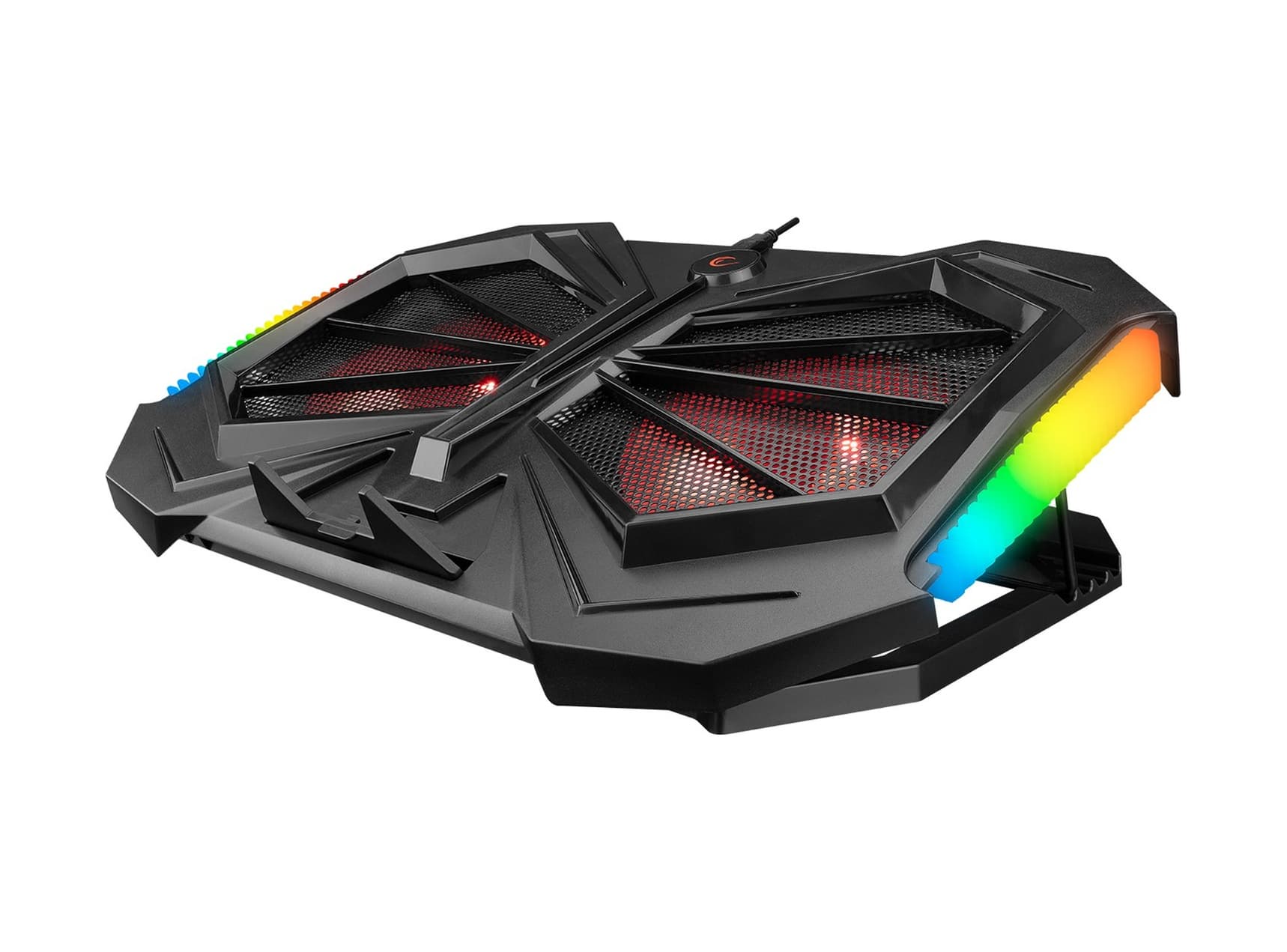 Rampage AD-RC11 Spider 15" - 17" RGB Çift Fanlı Yükseklik Ayarlı Notebook Soğutucu