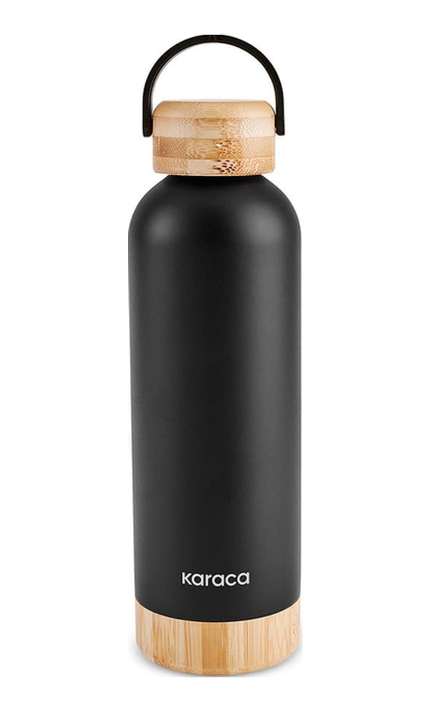 Karaca Woody Çelik Sızdırmaz Termos 500 ml Siyah