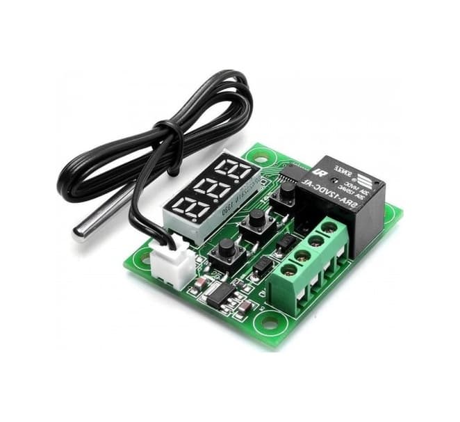 W1209 12V Sıcaklık Kontrollü Dijital Termostat