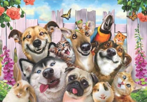 Anatolian 500 Parça Dostlarla Selfie Puzzle