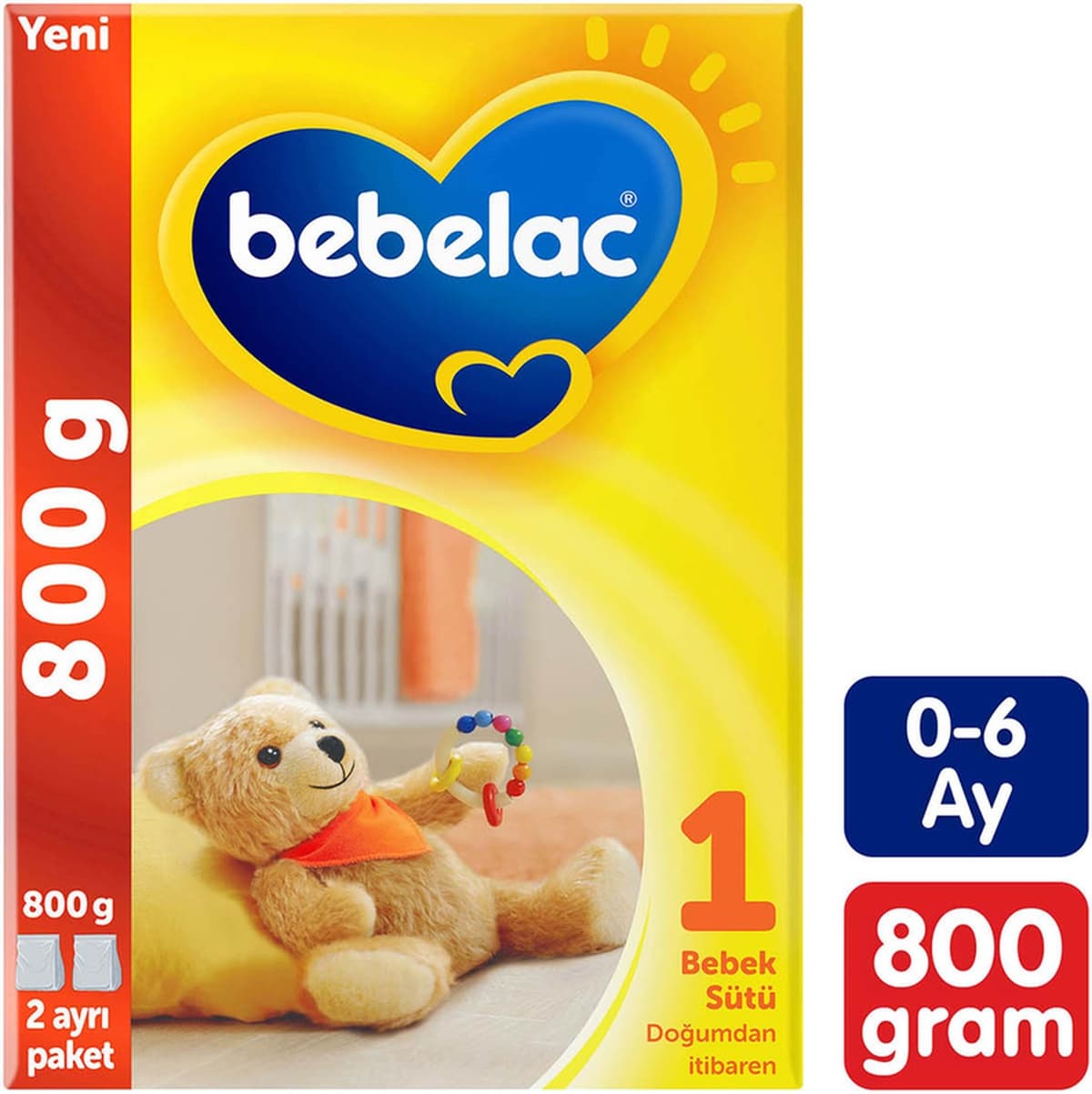 Bebelac 1 Bebek Sütü 0-6 Ay 800 G