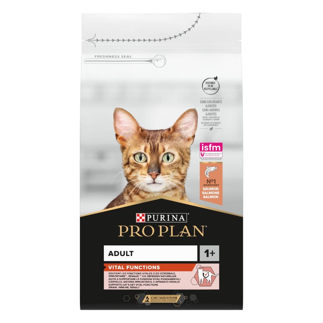 Purina Pro Plan Somonlu ve Pirinçli Yetişkin Kedi Maması 10 KG