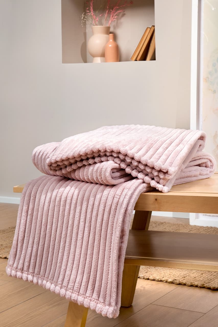 Yataş Bedding Holly Wellsoft TV Battaniyesi 140x190 CM - Pudra