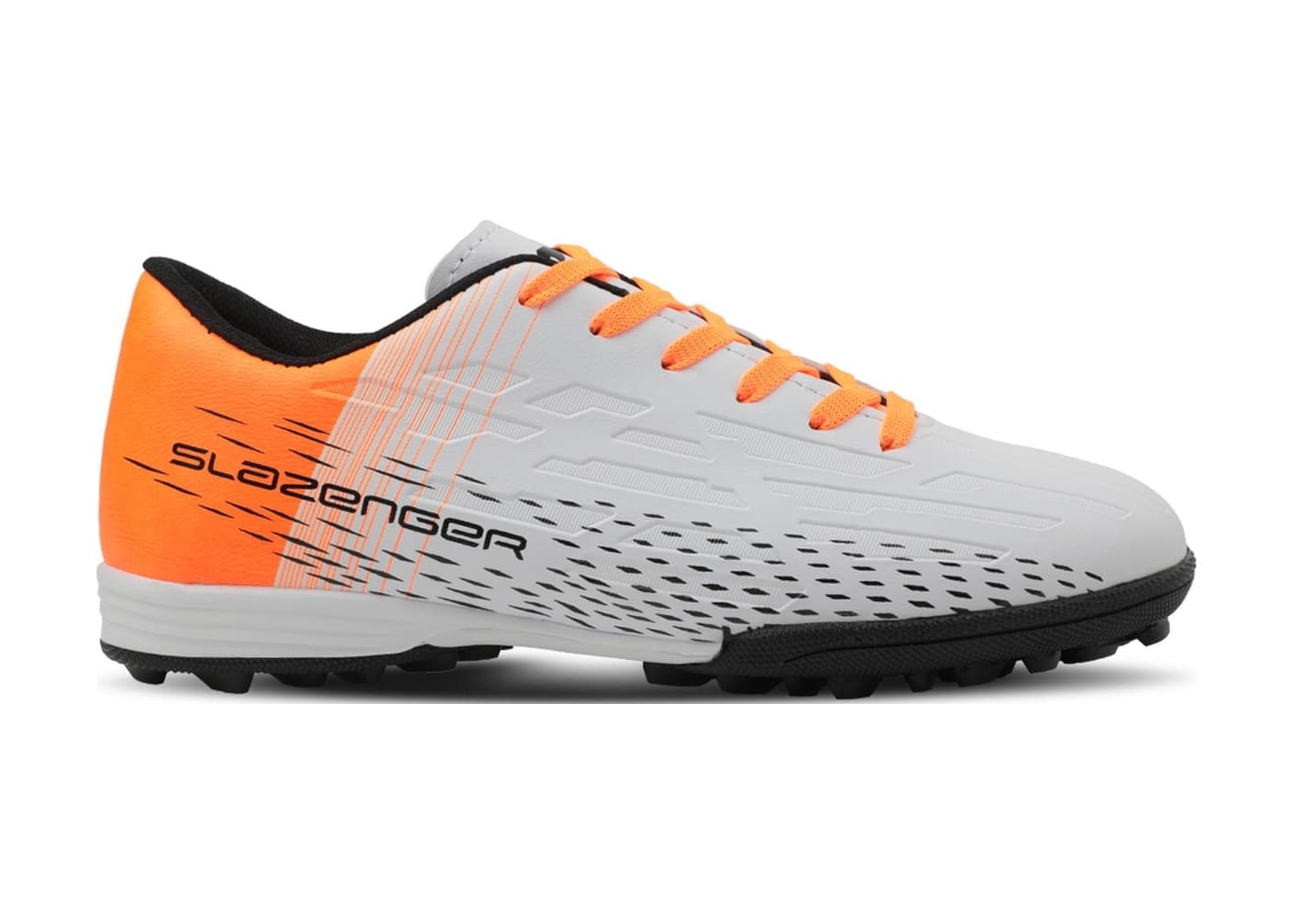 Slazenger SCORE I HS Çocuk Halı Saha Beyaz - Turuncu Futbol Ayakkabısı