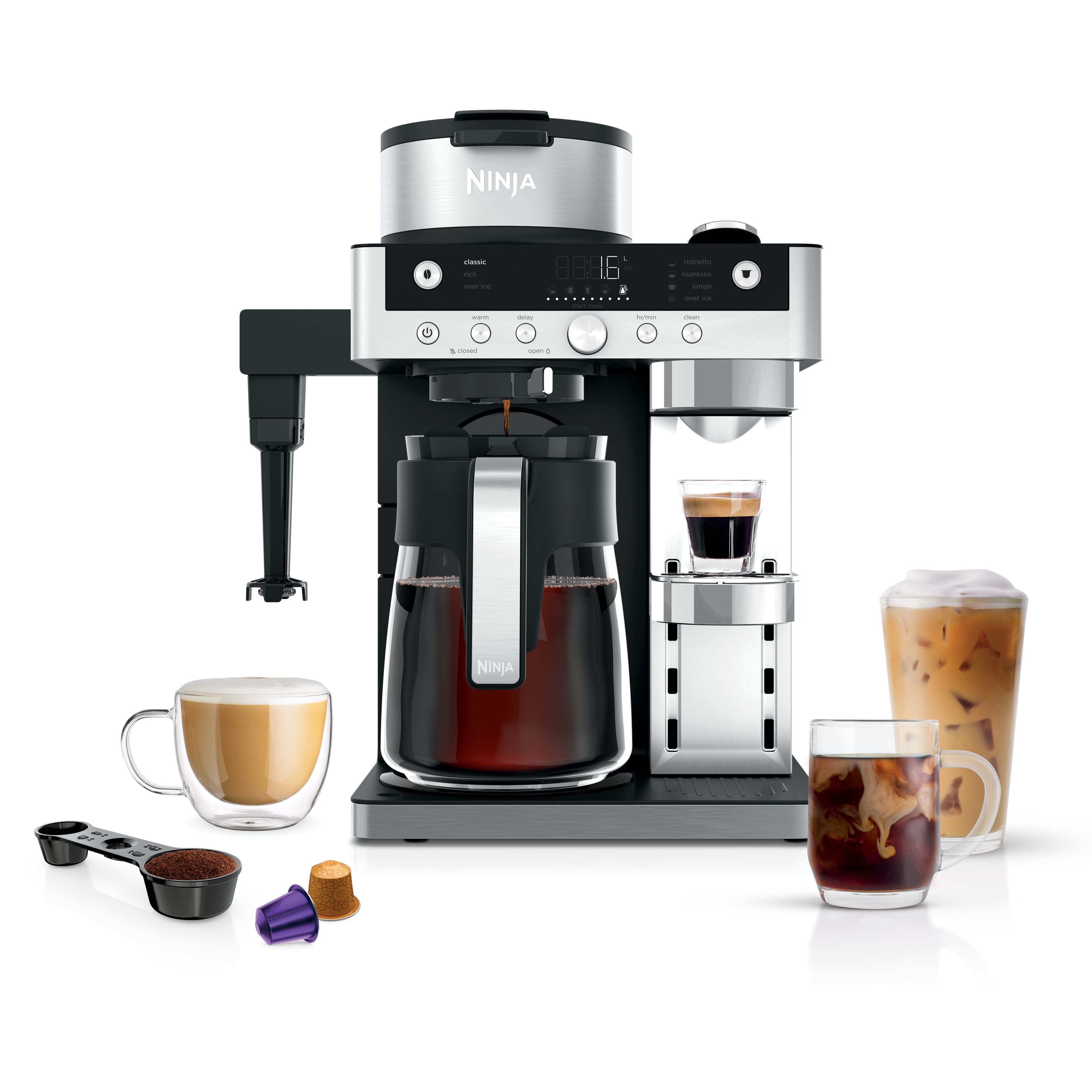 Ninja CFN802EU Prestige Dualbrew Filtre ve Kapsül Kahve Makinesi