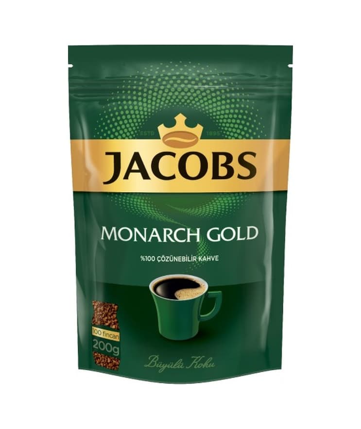 Jacobs Monarch Gold Kahve 6 x 200 G