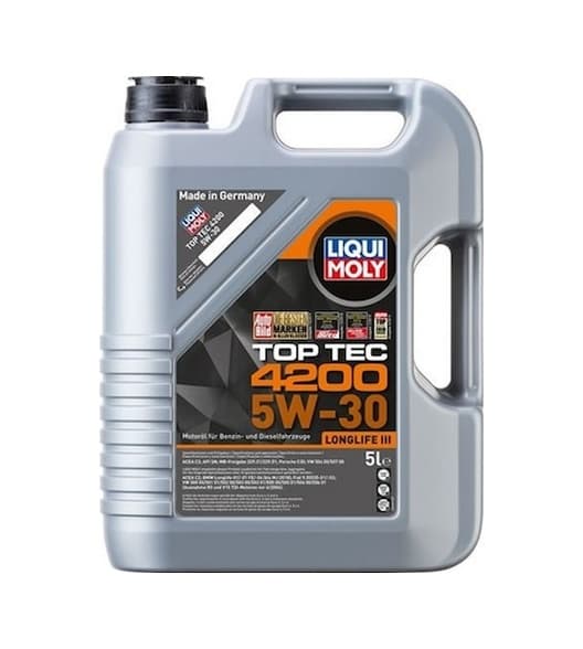 Liqui Moly Top Tec 4200 5W-30 Longlife III Motor Yağı 5 L