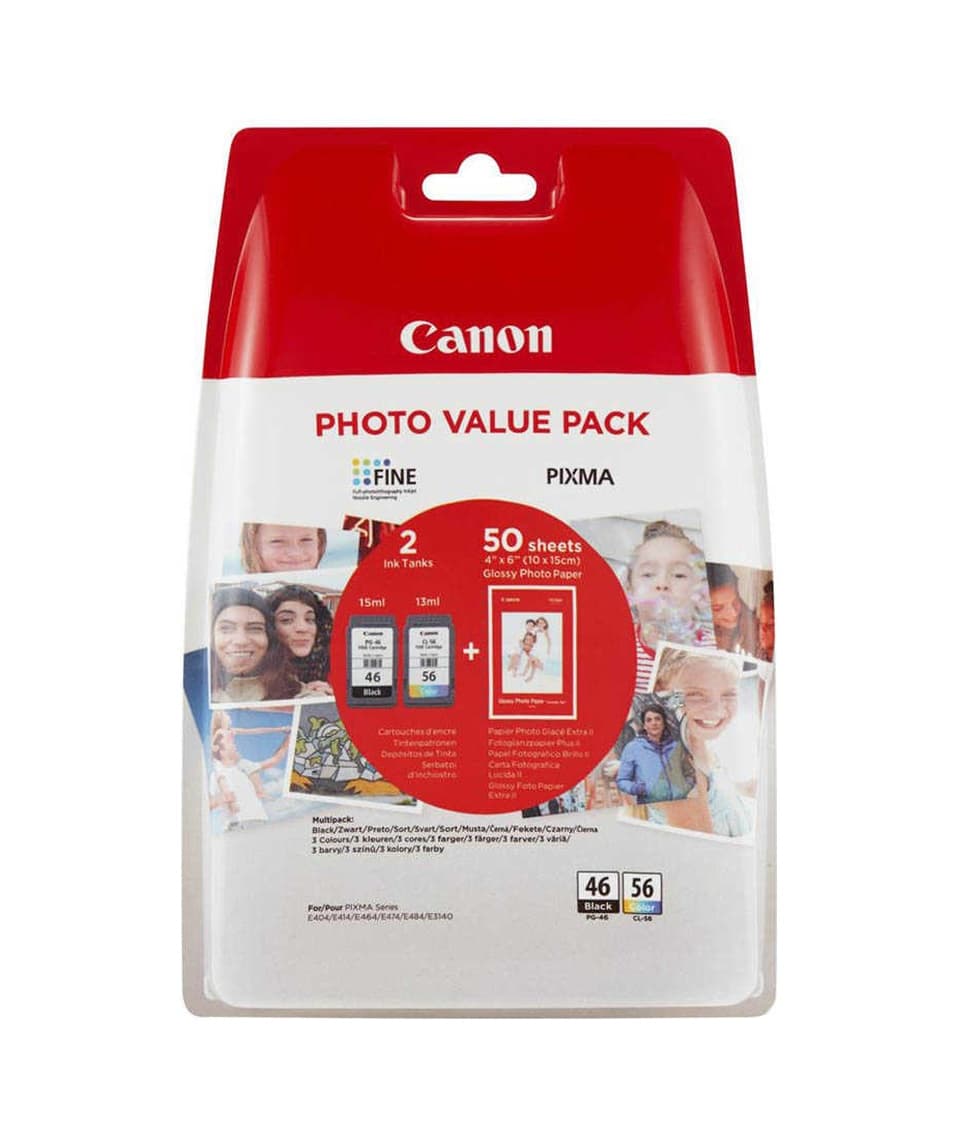 Canon Pg 46 Cl 56 Kartuş Seti E404 E484 E3140