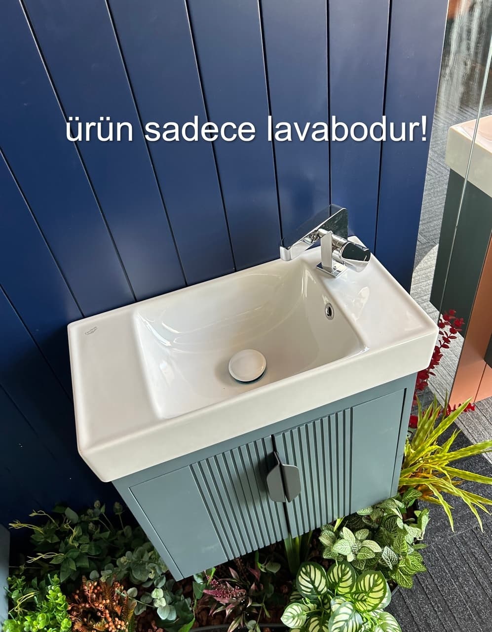 Turkuaz Seramik Cerastyle Sharp 60 x 30 CM Etajer Uyumlu Lavabo