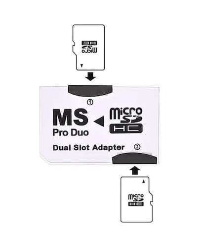 4304 Micro Sd Memory Stick Pro Duo Çevirici Hafıza Kartı Adaptörü