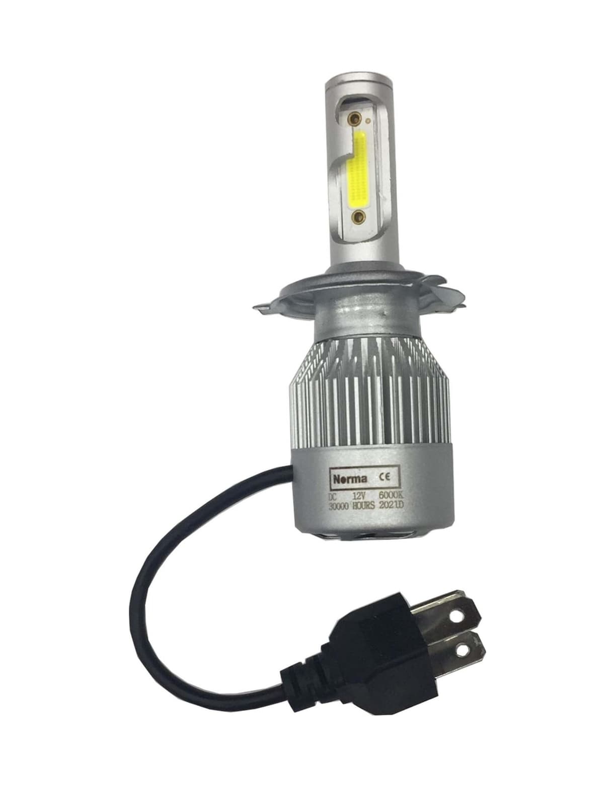 H4 Motosiklet Led Far Ampulü Şimşek Etkili