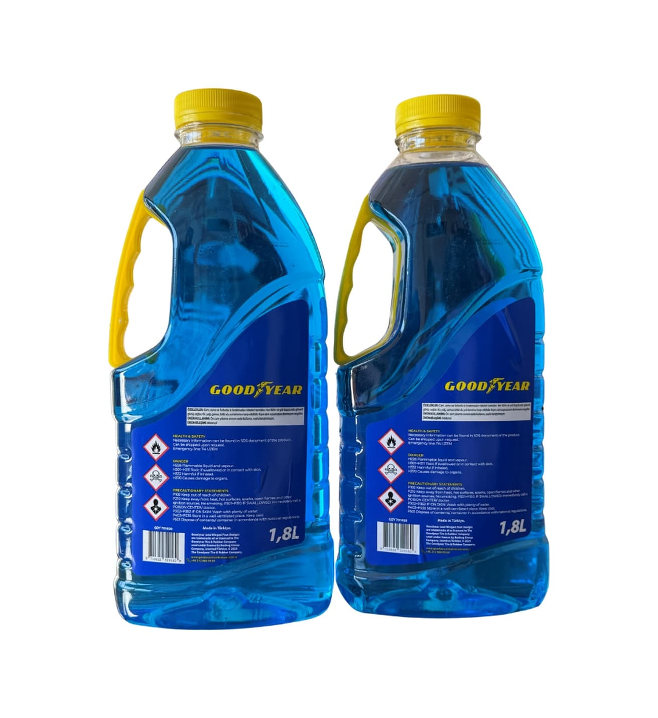 Goodyear -22 Derece Kışlık Antifrizli Cam Suyu 2 Li Set 2 X 1.8 Litre