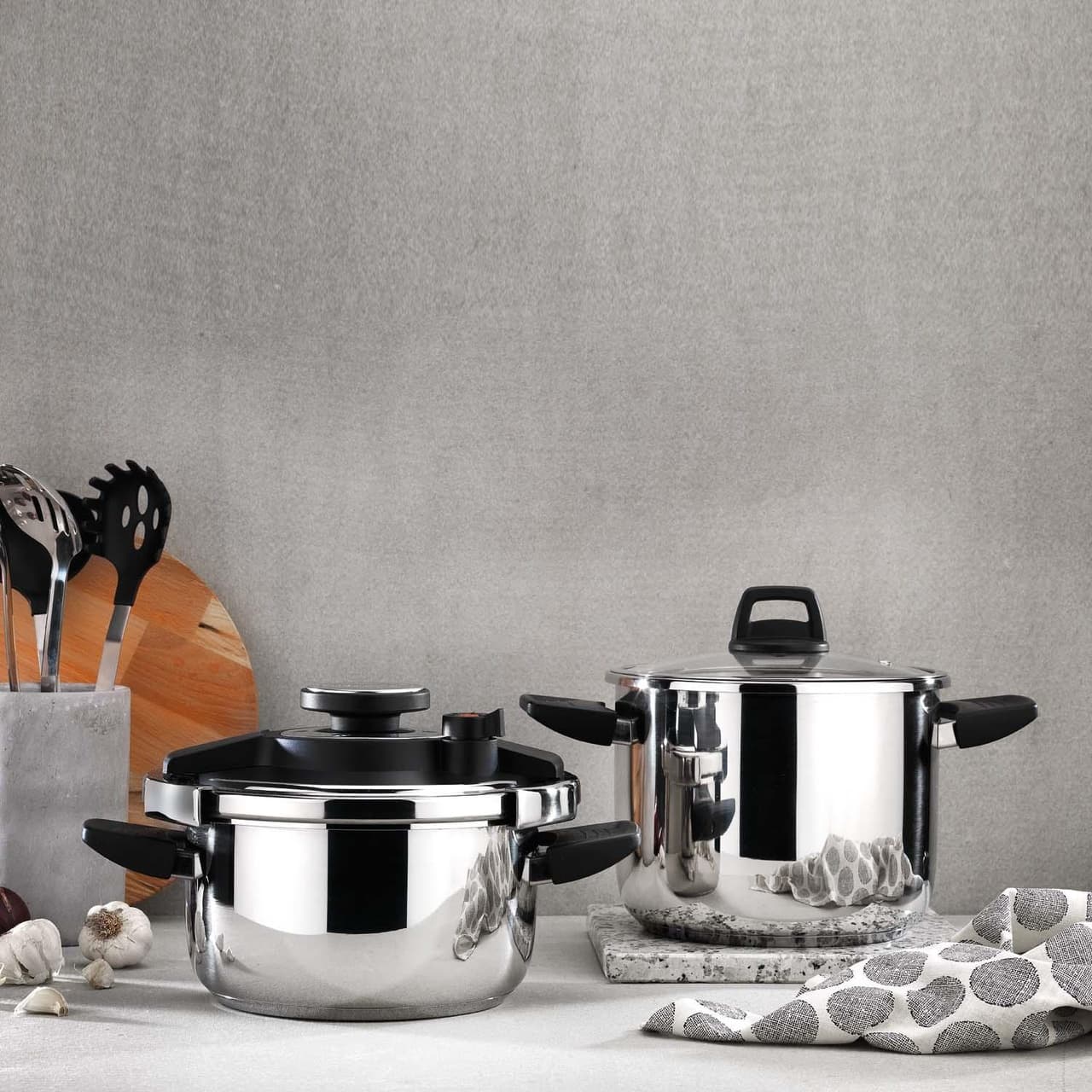 Schafer Compact Düdüklü Tencere Seti-4 6.5 Lt-4 Prç.-Siyah