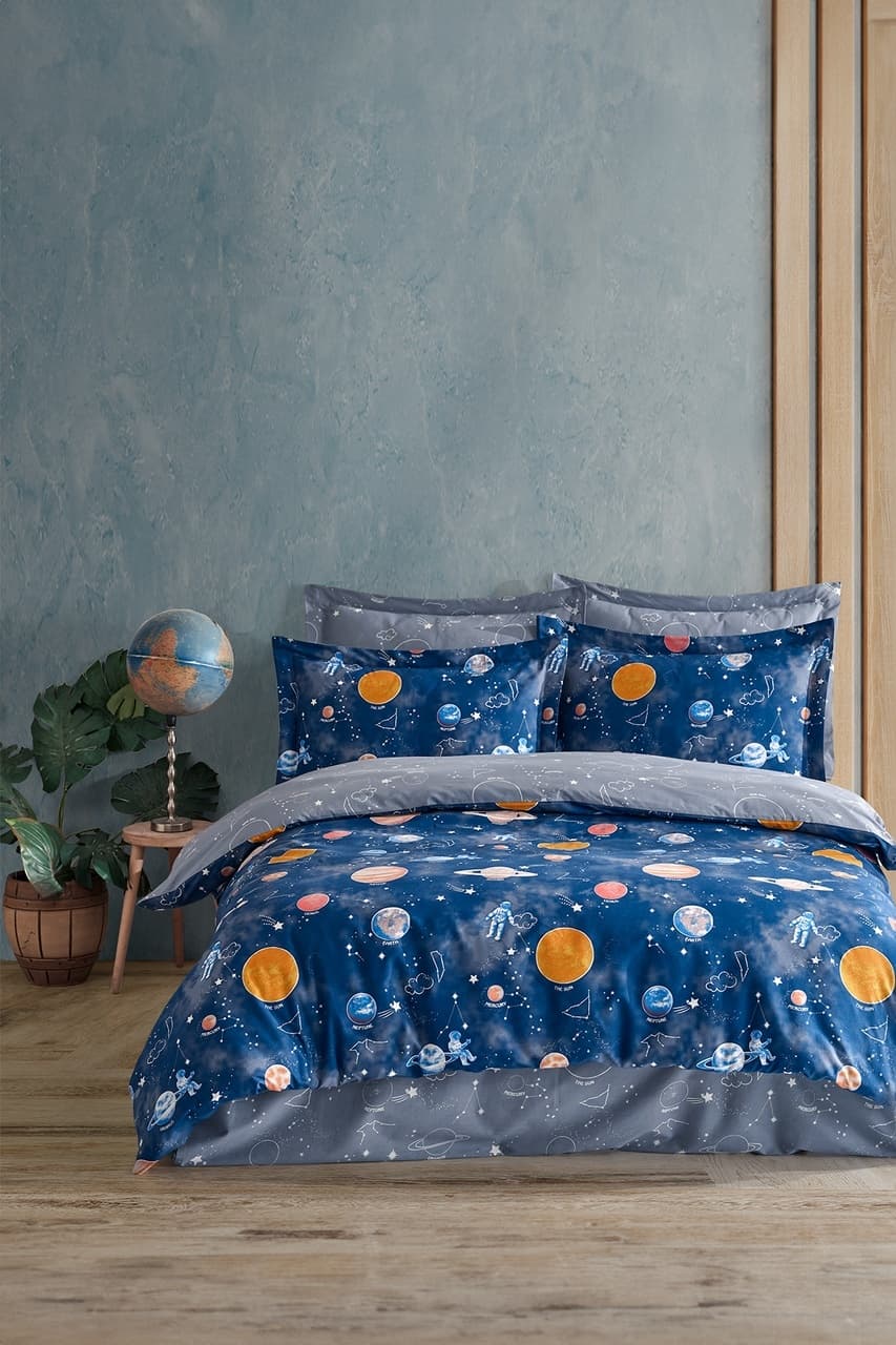 Soley | Galaxy | %100 Pamuklu Çift Kişilik Nevresim Takımı
