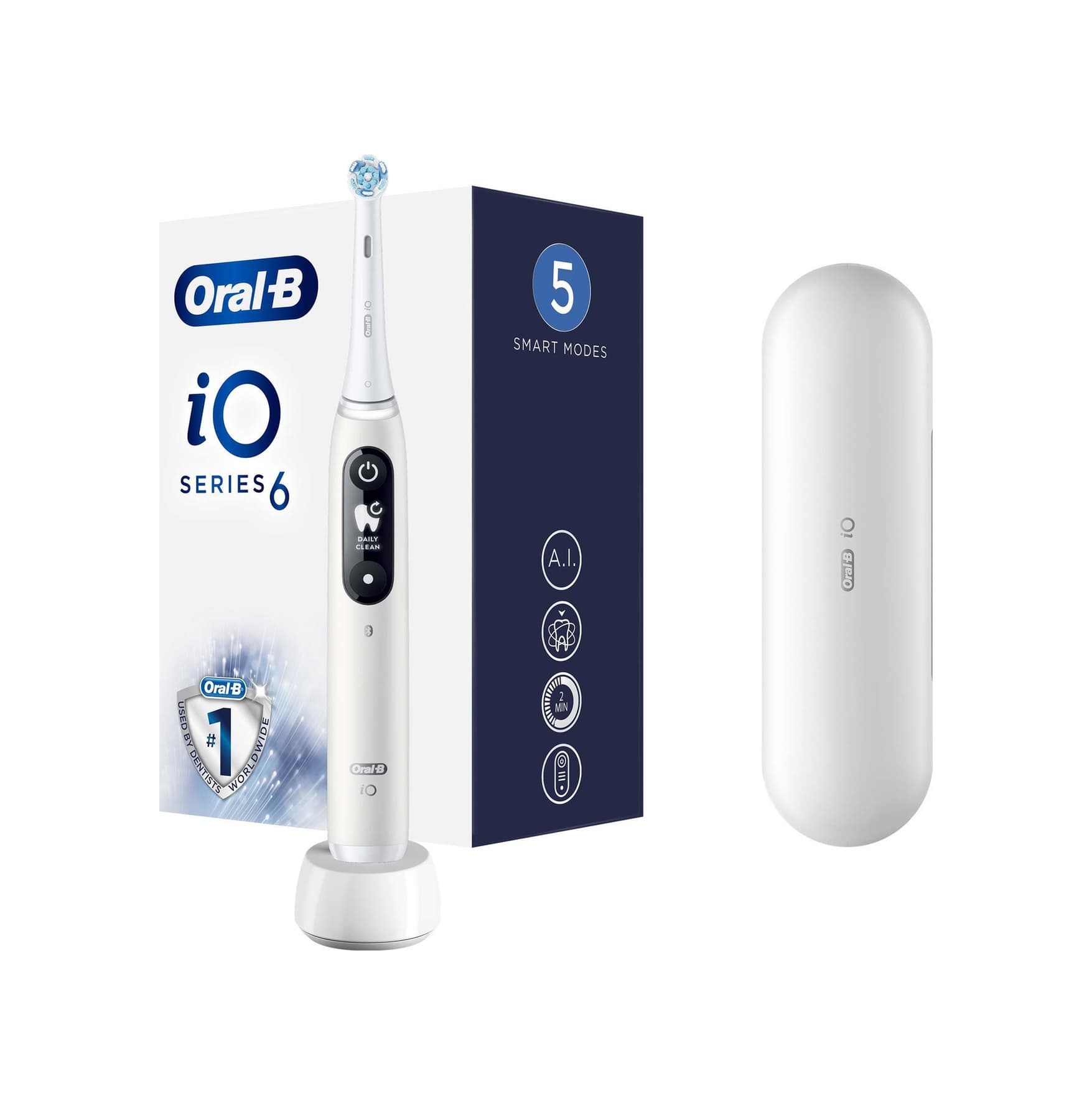 Oral-B iO6 Şarjlı Diş Fırçası Beyaz