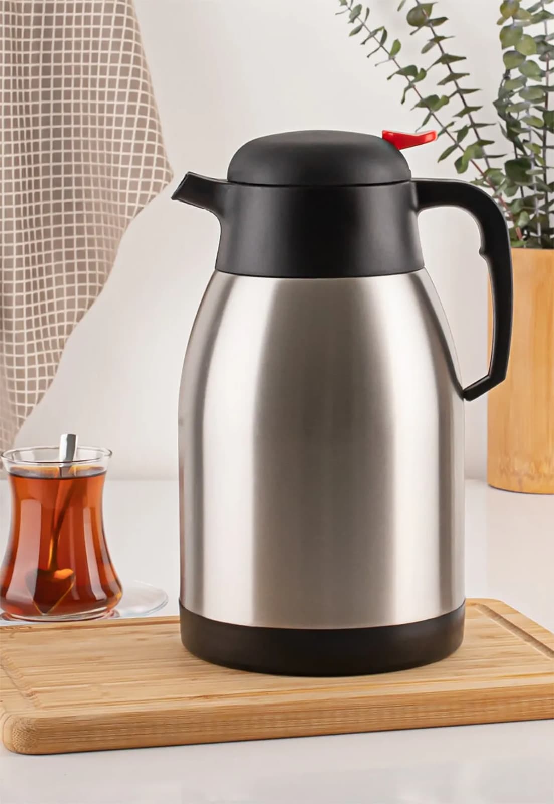 Kapris Gold 2 Lt Çift Kat Çelik Termos Çay Termosu Ss20G