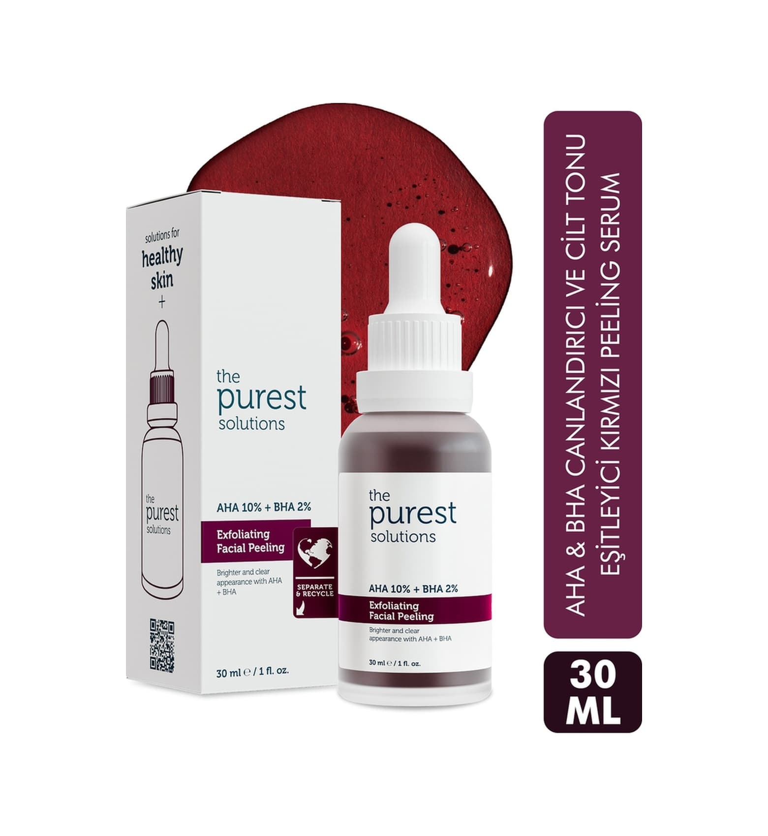 The Purest Solutions Canlandırıcı & Cilt Tonu Eşitleyici Serum 30 ML