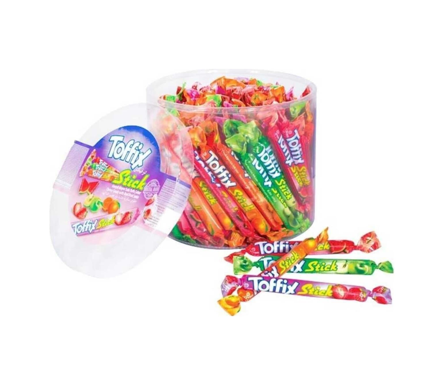 Toffix Stick Meyveli Mix Şeker 800 Gr. (1 Kutu)