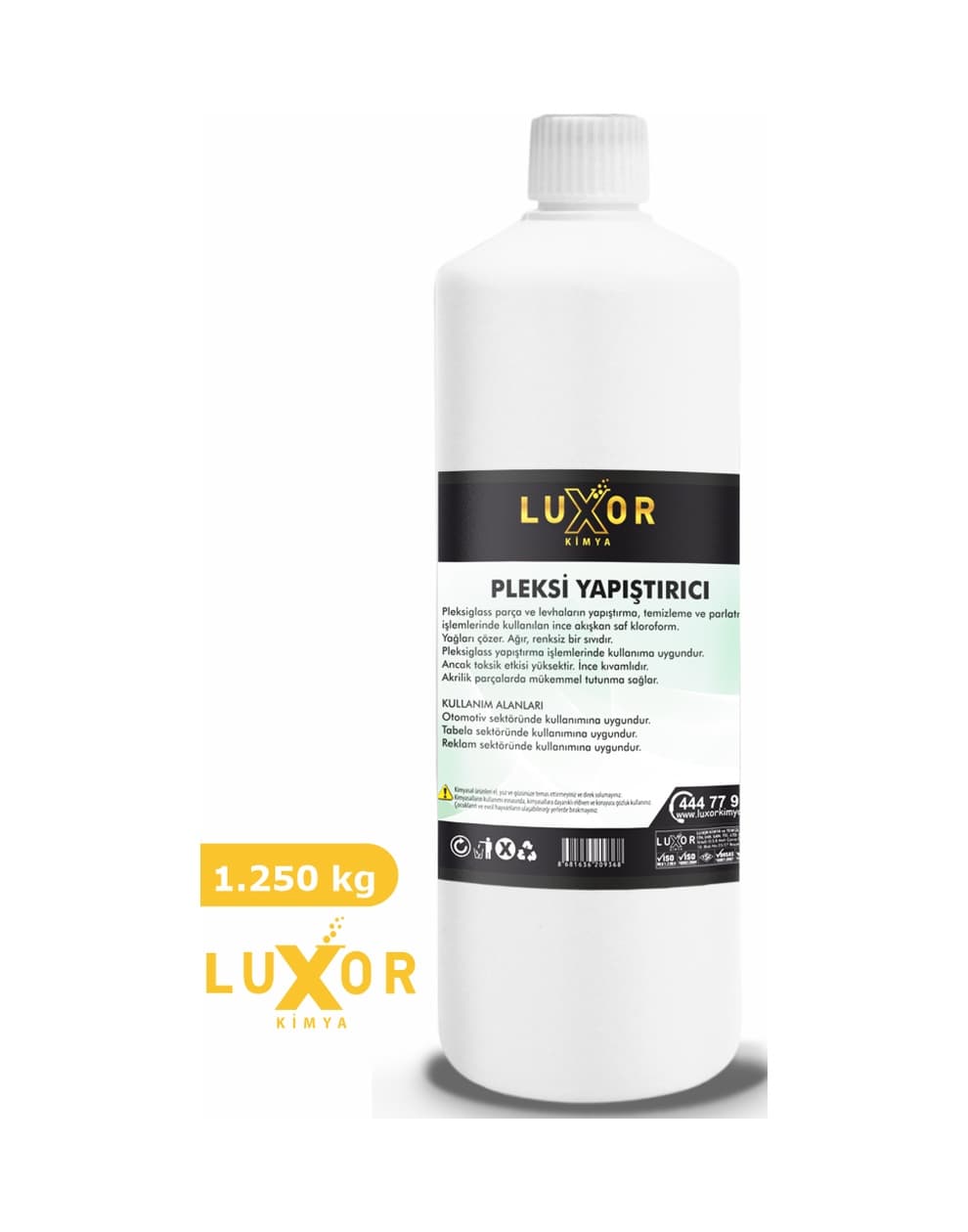 Luxor Kimya 1.250 Kg Pleksi Yapıştırıcı